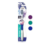 Gurunanda Whitening Toothbrush With Flossing Spiral Bristles & Rubberized Ergonomic Handle For Non-Slip Grip, Helps In Teeth Whitening & Polishing - 1 Ct