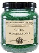 India Tree, Emerald Green Sparkling Sugar, Canister | Shimmery Sugar Sprinkles For Baking And Decorating | 3.4 Lb (Pack Of 2) India Tree, Emerald Green Sparkling Sugar, Canister | Shimmery Sugar Sprinkles For Baking And Decorating | 3.4 Lb (Pack Of 2)