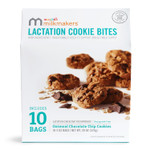 Munchkin Milkmakers Lactation Cookie Bites, Oatmeal Chocolate Chip, 10 Ct