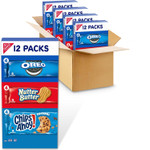 Nabisco Cookies Variety Pack, Oreo, Nutter Butter, Chips Ahoy!, 48 Snack Packs (4 Cookies Per Pack, 4 Boxes) Nabisco Cookies Variety Pack, Oreo, Nutter Butter, Chips Ahoy!, 48 Snack Packs (4 Cookies Per Pack, 4 Boxes)