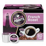 Black Pointe Bay Coffee French Roast, Dark Roast, 80 Count, Single Serve Coffee Pods For Keurig K-Cup Brewers Black Pointe Bay Coffee French Roast, Dark Roast, 80 Count, Single Serve Coffee Pods For Keurig K-Cup Brewers