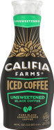 Califia Farms - Pure Black Original Iced Coffee, 48 Oz, Cold Brew Coffee, Dairy Free, Plant Based, Vegan, Gluten Free, Non Gmo, Ice Coffee, Beverage