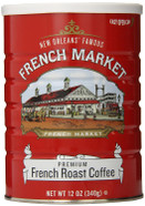 French Market French Roast Medium-Dark Roast Ground Coffee, 12Oz Can (Pack Of 1)