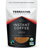 Terrasoul Superfoods Organic Freeze-Dried Instant Coffee, 3.5 Oz - Fairtrade | Arabica Beans | Fresh Taste | Medium Roast