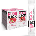 Pure Kick Hydration Singles To Go Drink Mix, Strawberry Watermelon, Includes 12 Boxes With 6 Packets In Each Box, 72 Total Packets Pure Kick Hydration Singles To Go Drink Mix, Strawberry Watermelon, Includes 12 Boxes With 6 Packets In Each Box, 72 Total Packets