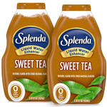 Splenda Liquid Water Enhancer Drops, Sugar Free, Zero Calorie, Natural Flavor, Concentrated Drink Mix, 3.11 Fl Oz Each Bottle (Sweet Tea, 2 Pack) Splenda Liquid Water Enhancer Drops, Sugar Free, Zero Calorie, Natural Flavor, Concentrated Drink Mix, 3.11 Fl Oz Each Bottle (Sweet Tea, 2 Pack)
