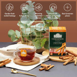Ahmad Tea Black Tea, Cinnamon Haze Teabags, 20 Ct (Pack Of 6) - Caffeinated & Sugar-Free