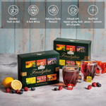 Ahmad Tea Black & Green Tea, Fruitytea Assorted Sampler Variety Gift Box, 60 Foil Teabags - Caffeinated & Sugar-Free Ahmad Tea Black & Green Tea, Fruitytea Assorted Sampler Variety Gift Box, 60 Foil Teabags - Caffeinated & Sugar-Free