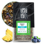 Tiesta Tea - Pineapple Blues, Blueberry Pineapple Green Tea, Premium Tropical Loose Leaf Tea, Medium Caffeinated, 200 Cups -16Oz Resealable Bulk Pouch