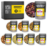 Tiesta Tea - Herbal & Rooibos Tea Dry Flight Sampler, Premium Loose Leaf Tea - Herbal, Rooibos, Hibiscus & Turmeric Tea - 8 Resealable Sample Pouches Tiesta Tea - Herbal & Rooibos Tea Dry Flight Sampler, Premium Loose Leaf Tea - Herbal, Rooibos, Hibiscus & Turmeric Tea - 8 Resealable Sample Pouches