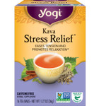 Yogi Tea - Kava Stress Relief (6 Pack) - Eases Tension And Promotes Relaxation - Caffeine Free - 96 Herbal Tea Bags Yogi Tea - Kava Stress Relief (6 Pack) - Eases Tension And Promotes Relaxation - Caffeine Free - 96 Herbal Tea Bags