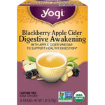 Yogi Organic Blackberry Apple Cider Digestive Awakening Herbal Tea, Caffeine Free, 16 Counts (Pack Of 6) Yogi Organic Blackberry Apple Cider Digestive Awakening Herbal Tea, Caffeine Free, 16 Counts (Pack Of 6)