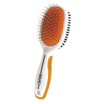 Wahl Premium Pet Double Sided Pin Bristle Brush With Patented Stacked Pin Design For Dogs - Removes Loose Hair & Stimulates The Skin While Creating A Soft Coat Shine - Model 858501 Wahl Premium Pet Double Sided Pin Bristle Brush With Patented Stacked Pin Design For Dogs - Removes Loose Hair & Stimulates The Skin While Creating A Soft Coat Shine - Model 858501
