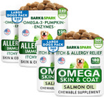 Allergy Relief + Omega 3 Bundle - Anti-Itch Skin&Coat Supplement + Skin Allergy - Omega 3 Fish Oil + Epa& Dha Fatty Acids - Itching&Paw Licking + Joint Health - 600 Chews - Made In Usa Allergy Relief + Omega 3 Bundle - Anti-Itch Skin&Coat Supplement + Skin Allergy - Omega 3 Fish Oil + Epa& Dha Fatty Acids - Itching&Paw Licking + Joint Health - 600 Chews - Made In Usa