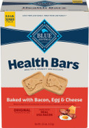 Blue Buffalo Health Bars Crunchy Dog Biscuits, Oven-Baked With Natural Ingredients, Bacon, Egg & Cheese, 3-Lb. Box Blue Buffalo Health Bars Crunchy Dog Biscuits, Oven-Baked With Natural Ingredients, Bacon, Egg & Cheese, 3-Lb. Box