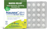 Boiron Nauseacalm Relief For Upset Stomach, Nausea, And Vomiting Due To Stomach Flu, Overindulgence, Or Motion Sickness - Non-Drowsy - 60 Count
