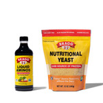 Bragg Premium 12 Ounce Nutritional Yeast Seasoning Pouch - Vegan, Gluten Free Cheese Flakes And Liquid Aminos All Purpose Seasoning Soy Sauce Alternative 16 Ounce Bragg Premium 12 Ounce Nutritional Yeast Seasoning Pouch - Vegan, Gluten Free Cheese Flakes And Liquid Aminos All Purpose Seasoning Soy Sauce Alternative 16 Ounce