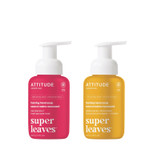 Bundle Of Attitude Foaming Hand Soap, Plant And Mineral-Based Ingredients, Vegan And Cruelty-Free Personal Care Products, Pink Grapefruit, 10 Fl Oz + Lemon Leaves, 10 Fl Oz Bundle Of Attitude Foaming Hand Soap, Plant And Mineral-Based Ingredients, Vegan And Cruelty-Free Personal Care Products, Pink Grapefruit, 10 Fl Oz + Lemon Leaves, 10 Fl Oz