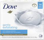 Dove Beauty Bar More Moisturizing Than Bar Soap Gentle Exfoliating With Mild Cleanser For Softer And Smoother Skin 3.75 Oz Pack Of 14 Dove Beauty Bar More Moisturizing Than Bar Soap Gentle Exfoliating With Mild Cleanser For Softer And Smoother Skin 3.75 Oz Pack Of 14