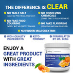 Dr. Berg Zero Sugar Hydration Keto Electrolyte Powder - Enhanced W/ 1000 Mg Of Potassium & Real Pink Himalayan Salt (Not Table Salt) - Tangerine Flavor Hydration Drink Mix Supplement - 50 Servings Dr. Berg Zero Sugar Hydration Keto Electrolyte Powder - Enhanced W/ 1000 Mg Of Potassium & Real Pink Himalayan Salt (Not Table Salt) - Tangerine Flavor Hydration Drink Mix Supplement - 50 Servings