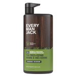 Every Man Jack 2-In-1 Tea Tree + Cedar Shampoo + Conditioner - Thicken, Cleanse, And Hydrate Hair With Coconut, Aloe, Tea Tree Oil - Naturally Derived And No Harmful Chemicals - 24Oz -1 Bottle