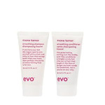 Evo Mane Tamer Smoothing Routine Travel Duo - Cleans, Smooths, And Strengthens Hair While Reducing Frizz - Travel Size Evo Mane Tamer Smoothing Routine Travel Duo - Cleans, Smooths, And Strengthens Hair While Reducing Frizz - Travel Size