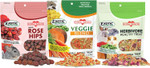 Exotic Nutrition Herbivore Treats (3 Pack) - For Guinea Pigs, Rabbits, Hamsters, Gerbils & More