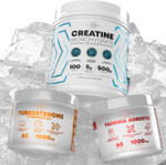 Fadogia Agrestis+ Performance Creatine Monohydrate Powder Supplement + Turkesterone & Tongkat Ali Gluten Free, Non-Gmo, Vegan (60 Capsules)