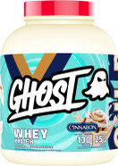 Ghost Whey Protein Powder, Cinnabon - 5Lb Tub, 25G Of Protein - Cinnamon Roll Flavored Isolate, Concentrate & Hydrolyzed Whey Protein Blend - Post Workout Shakes - Soy & Gluten Free