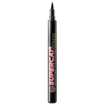 Soap & Glory Supercat Liquid Eyeliner, Jet Black - Long Lasting, Long Wear Black Liquid Eyeliner - Foolproof Tip Creates Two Cat Eye Liner Looks - Semi Matte Liquid EyeLiner Pen (1.6g)