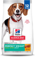 Hill'S Science Diet Perfect Weight, Adult 1-6, Weight Management Support, Small Kibble, Dry Dog Food, Chicken Recipe, 12 Lb Bag Hill'S Science Diet Perfect Weight, Adult 1-6, Weight Management Support, Small Kibble, Dry Dog Food, Chicken Recipe, 12 Lb Bag