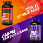 Jacked Factory Burn-Xt Clinically Studied Fat Burner & Weight Loss Supplement - Appetite Suppressant & Energy Booster - With Acetyl L-Carnitine, Green Tea Extract And More - 180 Natural Diet Pills Jacked Factory Burn-Xt Clinically Studied Fat Burner & Weight Loss Supplement - Appetite Suppressant & Energy Booster - With Acetyl L-Carnitine, Green Tea Extract And More - 180 Natural Diet Pills