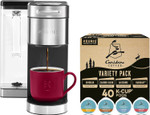 Keurig K-Supreme Plus Single Serve Coffee Maker With Caribou Coffee Favorites Variety Pack, 40 K-Cup Pods Keurig K-Supreme Plus Single Serve Coffee Maker With Caribou Coffee Favorites Variety Pack, 40 K-Cup Pods
