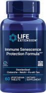 Life Extension Immune Senescence Formula Standardized Cistanche Reishi Pu-Erh Tea, 60 Vegetarian Tablets