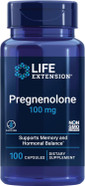 Life Extension Pregnenolone - Hormone Balance Supplement For Healthy Hormone Levels, 100 Mg - Hormone Balance, Memory, Focus, Cognitive Health - Gluten-Free, Non-Gmo, 100 Capsules Life Extension Pregnenolone - Hormone Balance Supplement For Healthy Hormone Levels, 100 Mg - Hormone Balance, Memory, Focus, Cognitive Health - Gluten-Free, Non-Gmo, 100 Capsules