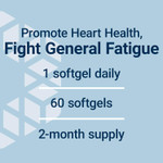 Life Extension Super-Absorbable Coq10 (Ubiquinone) With D-Limonene  Heart Health, Fight General Fatigue, Better Absorption  Gluten-Free, Non-Gmo  60 Softgels