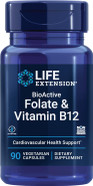 Life Extension Vitamin B6 250 Mg, 100 Vegetarian Capsules & Folate & Vitamin B12, Vegetarian Capsules, White, 90 Count Life Extension Vitamin B6 250 Mg, 100 Vegetarian Capsules & Folate & Vitamin B12, Vegetarian Capsules, White, 90 Count