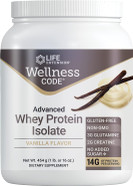 Life Extension Wellness Code Advanced Whey Protein Isolate - Vanilla Flavor -Protein Shake Mix Powder For Muscle Growth & Immune Health Support - Gluten Free, Non-Gmo, Sugar Free - 454G - 20 Servings Life Extension Wellness Code Advanced Whey Protein Isolate - Vanilla Flavor -Protein Shake Mix Powder For Muscle Growth & Immune Health Support - Gluten Free, Non-Gmo, Sugar Free - 454G - 20 Servings
