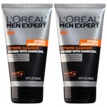 L'Oreal Paris Men Expert Hydra Energetic Daily Facial Cleanser With Charcoal, 2 Ct L'Oreal Paris Men Expert Hydra Energetic Daily Facial Cleanser With Charcoal, 2 Ct