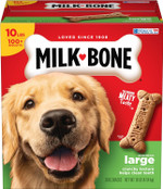 Milk-Bone Original Dog Treats For Large Dogs, 10 Pound, Crunchy Biscuit Helps Clean Teeth Milk-Bone Original Dog Treats For Large Dogs, 10 Pound, Crunchy Biscuit Helps Clean Teeth