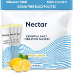 Nectar Hydration Packets - Electrolytes Powder Packets - No Sugar Or Calories - Organic Fruit Liquid Daily Iv Hydrate Packets For Dehydration Relief And Rapid Rehydration (Lemon 18 Pack) Nectar Hydration Packets - Electrolytes Powder Packets - No Sugar Or Calories - Organic Fruit Liquid Daily Iv Hydrate Packets For Dehydration Relief And Rapid Rehydration (Lemon 18 Pack)