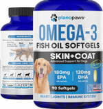 Omega 3 Fish Oil For Dogs - Salmon Oil For Dogs - Dog Fish Oil Supplement May Help Shedding, Allergy, Itch Relief - Supports Dry Skin, Joints - Dog Skin And Coat Supplement - 90 Fish Oil Pills Epa Dha Omega 3 Fish Oil For Dogs - Salmon Oil For Dogs - Dog Fish Oil Supplement May Help Shedding, Allergy, Itch Relief - Supports Dry Skin, Joints - Dog Skin And Coat Supplement - 90 Fish Oil Pills Epa Dha