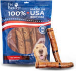 Pet Factory 100% Made In Usa Beefhide 8" Rolls Dog Chew Treats - Beef Flavor, 15 Count/1 Pack Pet Factory 100% Made In Usa Beefhide 8" Rolls Dog Chew Treats - Beef Flavor, 15 Count/1 Pack