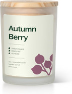 Plant Therapy Autumn Berry Naturally Scented Candle 8 Oz Hand-Poured Coconut & Soy Wax Blend, Rich Berry Scent Reminiscent Of Sweet Autumn Treats, Chic Frosted White Jar With Wooden Lid Plant Therapy Autumn Berry Naturally Scented Candle 8 Oz Hand-Poured Coconut & Soy Wax Blend, Rich Berry Scent Reminiscent Of Sweet Autumn Treats, Chic Frosted White Jar With Wooden Lid