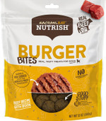 Rachael Ray Nutrish Burger Bites Real Meat Dog Treats, Beef Burger With Bison Recipe, 12 Ounces, Grain Free