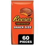 Reese'S Milk Chocolate Peanut Butter Snack Size Cups, Candy Bag, 33 Oz (60 Pieces) Reese'S Milk Chocolate Peanut Butter Snack Size Cups, Candy Bag, 33 Oz (60 Pieces)