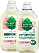 Seventh Generation Easydose Laundry Detergent Ultra Concentrated Rose Washing Detergent 23 Oz, Pack Of 2 Seventh Generation Easydose Laundry Detergent Ultra Concentrated Rose Washing Detergent 23 Oz, Pack Of 2