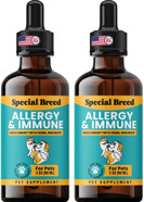Special Breed Allergy & Immune With Elderberry, Allergy Relief For Cats And Dogs, Anti Itch Treatment, Relief For Pet Allergies, Immune Support For Cat Or Dog, 2 Oz - (2 Pack) Special Breed Allergy & Immune With Elderberry, Allergy Relief For Cats And Dogs, Anti Itch Treatment, Relief For Pet Allergies, Immune Support For Cat Or Dog, 2 Oz - (2 Pack)