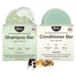 The Earthling Co. Shampoo & Conditioner Bar Set - Promote Growth, Strengthen & Volumize All Hair Types - Paraben & Sulfate Free Formula With Natural Ingredients For Dry Hair (Simple Fresh) The Earthling Co. Shampoo & Conditioner Bar Set - Promote Growth, Strengthen & Volumize All Hair Types - Paraben & Sulfate Free Formula With Natural Ingredients For Dry Hair (Simple Fresh)