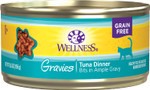 Wellness Complete Health Gravies Natural Grain Free Wet Canned Cat Food, Tuna Dinner In Ample Gravy, 5.5 Ounces (Pack Of 12) Wellness Complete Health Gravies Natural Grain Free Wet Canned Cat Food, Tuna Dinner In Ample Gravy, 5.5 Ounces (Pack Of 12)